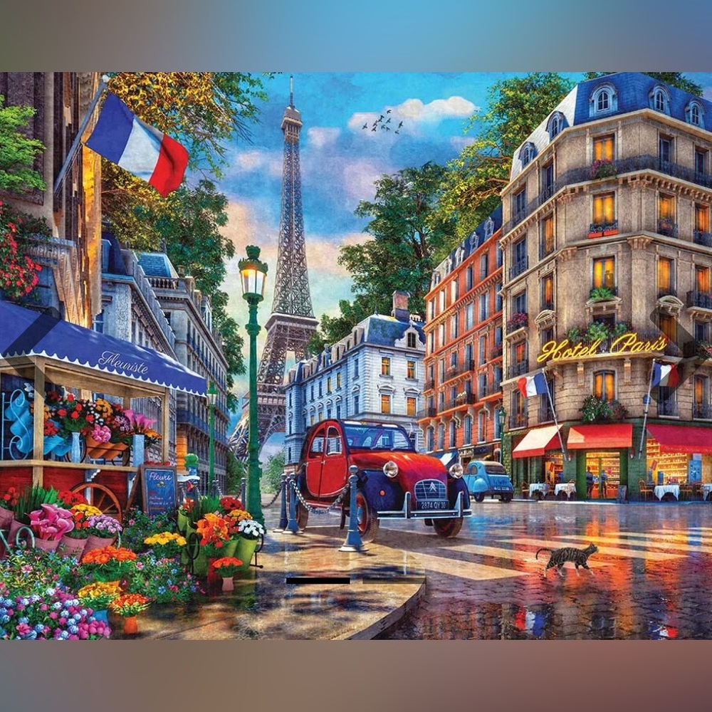 EUC Paris Street Life 1000 Piece Puzzle - Picture 2 of 16